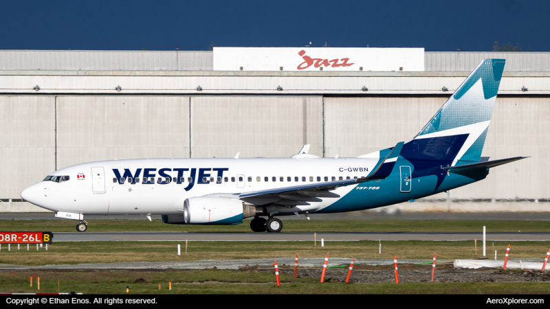 Photo of C-GWBN - WestJet Boeing 737-700 at YVR on AeroXplorer Aviation Database