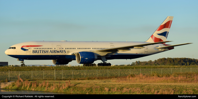 Photo of G-VIIO - British Airways Boeing 777-200ER at MCO on AeroXplorer Aviation Database