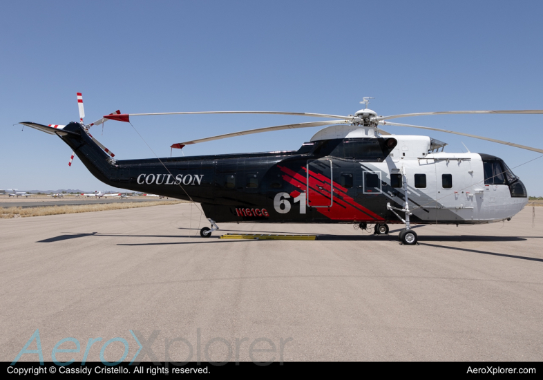 Photo of N161CG - Coulson Aircrane Sikorsky S-61 at AVW on AeroXplorer Aviation Database