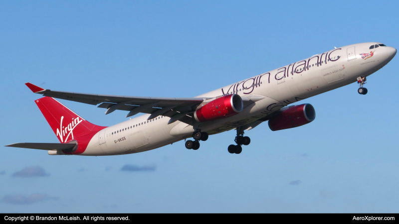 Photo of G-VKSS - Virgin Atlantic Airbus A330-300 at MCO on AeroXplorer Aviation Database