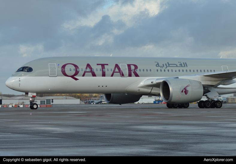 Photo of A7-ALT - Qatar Airways Airbus A350-900 at BRU on AeroXplorer Aviation Database