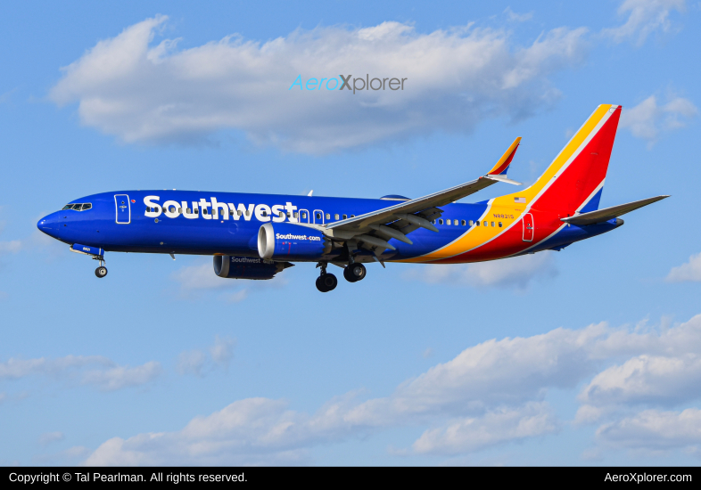 Photo of N8821S - Southwest Airlines Boeing 737 MAX 8 at BWI on AeroXplorer Aviation Database