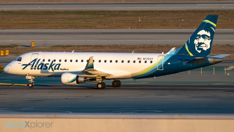 Photo of N170SY - Alaska Airlines Embraer E175 at SFO on AeroXplorer Aviation Database