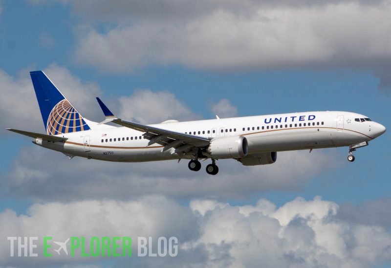 Photo of N27511 - United Airlines Boeing 737 MAX 9 at MCO on AeroXplorer Aviation Database