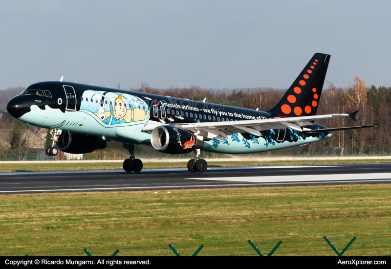 Photo of OO-SNB - Brussels Airlines Airbus A320 at BRU on AeroXplorer Aviation Database