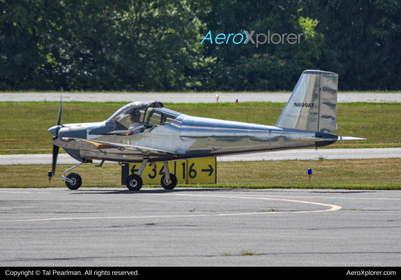 Photo of N699AT - PRIVATE Vans RV-12 at DMW on AeroXplorer Aviation Database