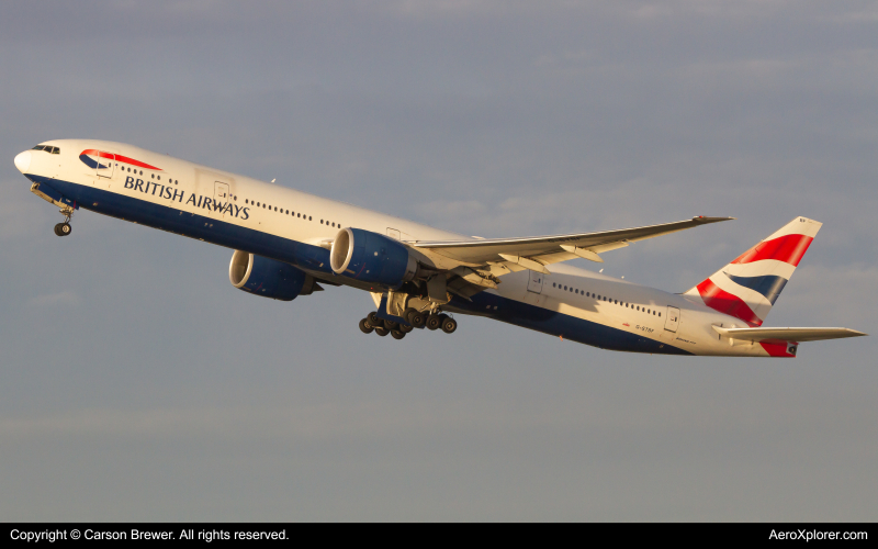 Photo of G-STBF - British Airways Boeing 777-336ER at LAX on AeroXplorer Aviation Database