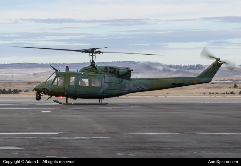 Photo of 69-6619 - USAF - United States Air Force Bell UH-1 Huey/Iroquois  at BIL on AeroXplorer Aviation Database