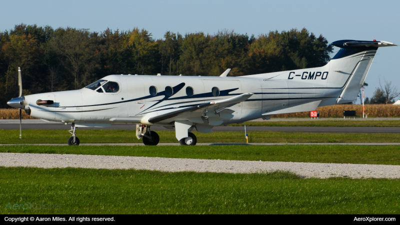 Photo of C-GMPO - PRIVATE Pilatus PC-12 at CYX on AeroXplorer Aviation Database