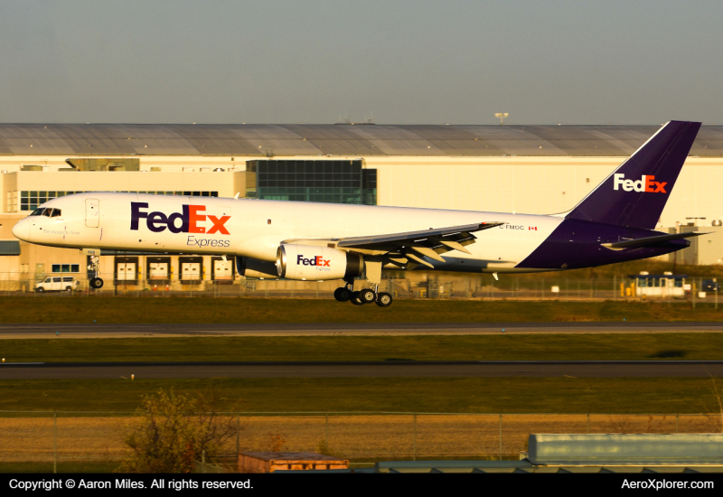 Photo of C-FMOC - FedEx Boeing 757-200F at YYZ on AeroXplorer Aviation Database