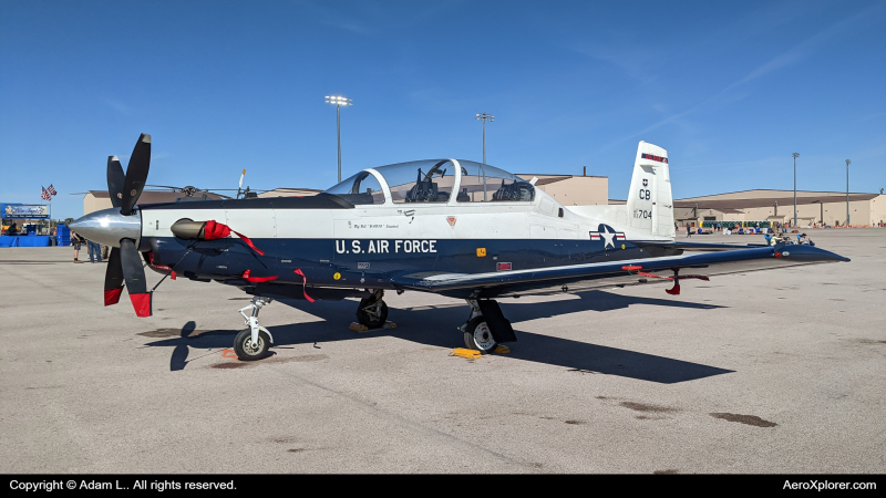 Photo of 03-3704 - USAF - United States Air Force North American T-6 Texan at RCA on AeroXplorer Aviation Database