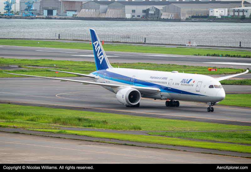 Photo of JA833A - All Nippon Airways Boeing 787-9 at HND on AeroXplorer Aviation Database