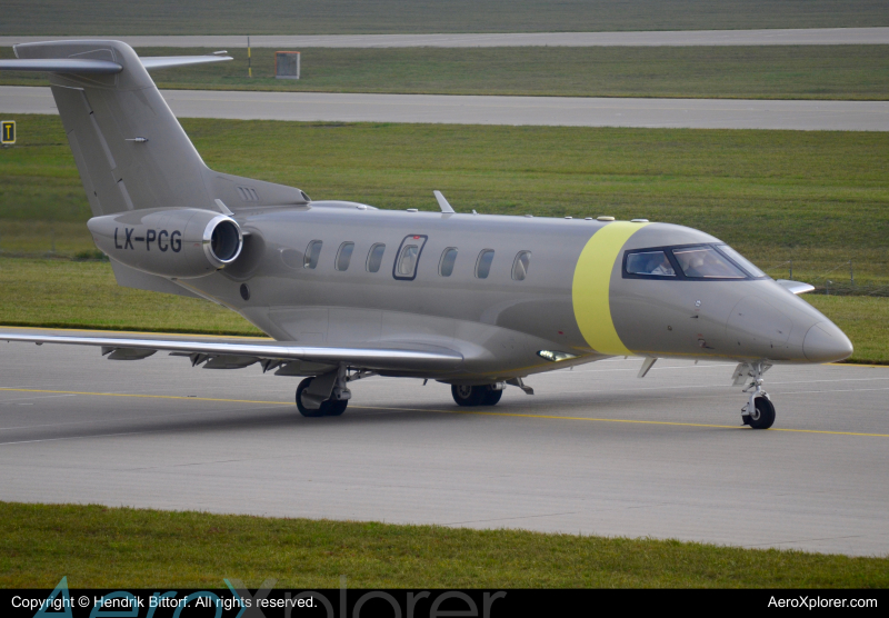 Photo of LX-PCG - Jetfly Aviation  Pilatus PC-24 at MUC on AeroXplorer Aviation Database