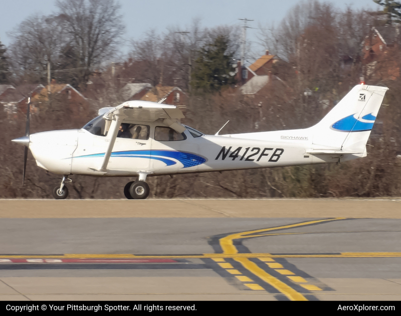 Photo of N412FB - PRIVATE Cessna 172 at AGC on AeroXplorer Aviation Database
