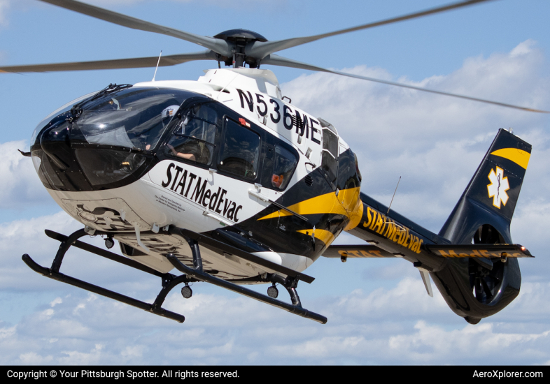 Photo of N536ME - STAT MedEvac Airbus H135 at AGC on AeroXplorer Aviation Database