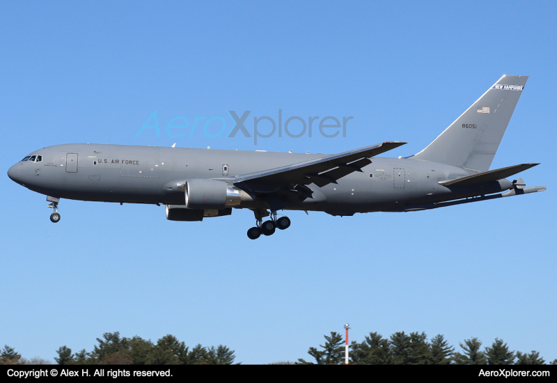 Photo of 18-46051 - USAF - United States Air Force Boeing KC-46A Pegasus at PSM on AeroXplorer Aviation Database