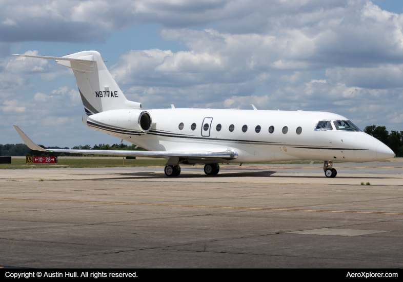 Photo of N977AE - PRIVATE  Gulfstream G280 at AGC on AeroXplorer Aviation Database