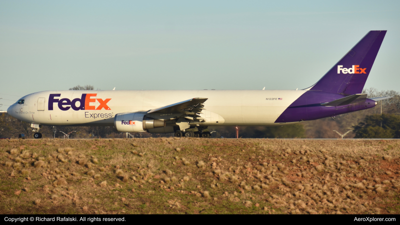 Photo of N122FE - FedEx Boeing 767-300F at ATL on AeroXplorer Aviation Database