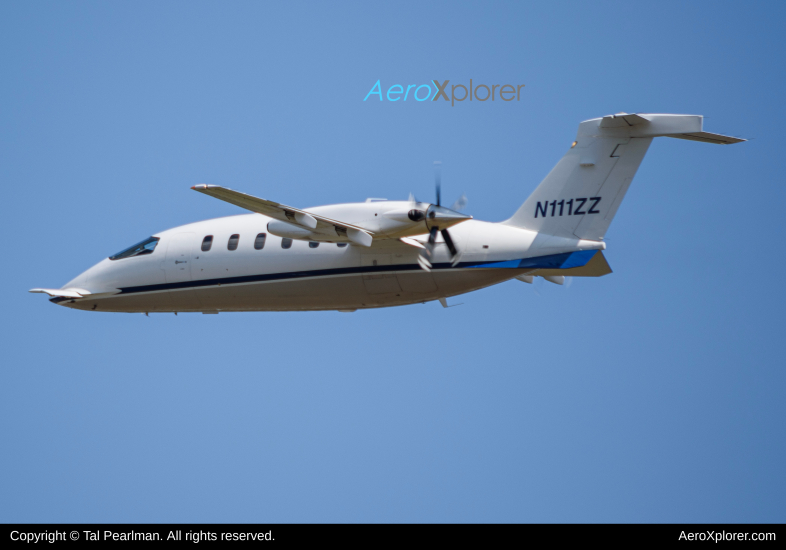 Photo of N111ZZ - PRIVATE Piaggio P-180 Avanti  at ESN on AeroXplorer Aviation Database