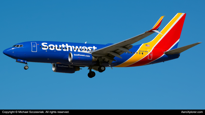 Photo of N556WN - Southwest Airlines Boeing 737-700 at ORD on AeroXplorer Aviation Database