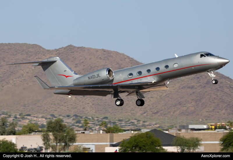 Photo of N401JE - VistaJet Gulfstream G450 at SCF on AeroXplorer Aviation Database
