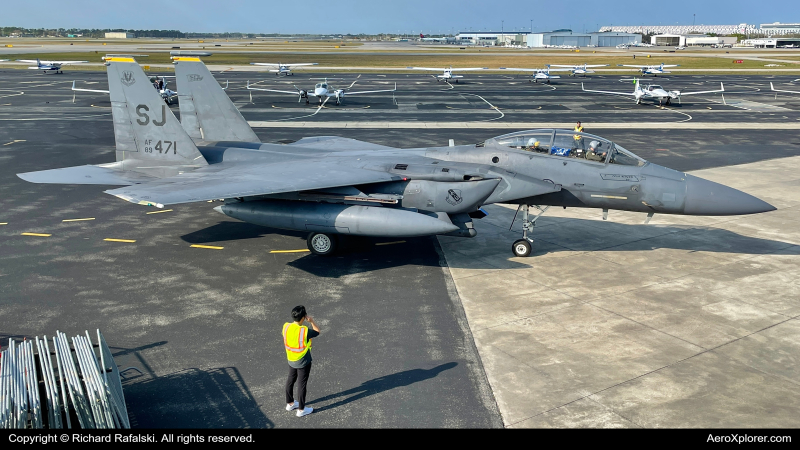 Photo of 89471 - USAF - United States Air Force McDonnell Douglas F-15E Strike Eagle at DAB on AeroXplorer Aviation Database
