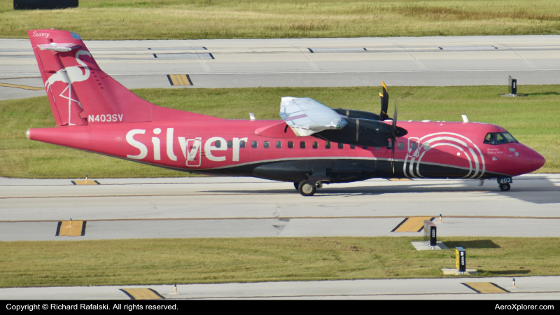 Photo of N403SV - Silver Airways ATR 42-600 at FLL on AeroXplorer Aviation Database