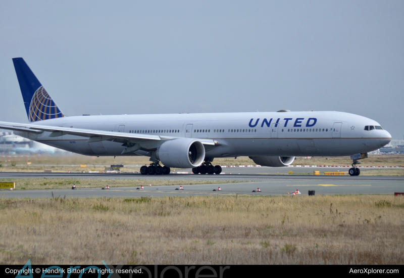 Photo of N2138U - United Airlines Boeing 777-300ER at FRA on AeroXplorer Aviation Database