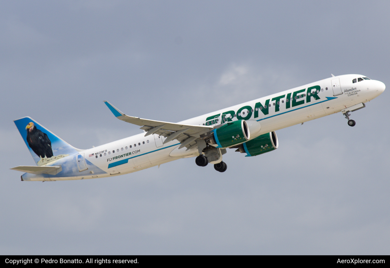 Photo of N609FR - Frontier Airlines Airbus A321NEO at FLL on AeroXplorer Aviation Database