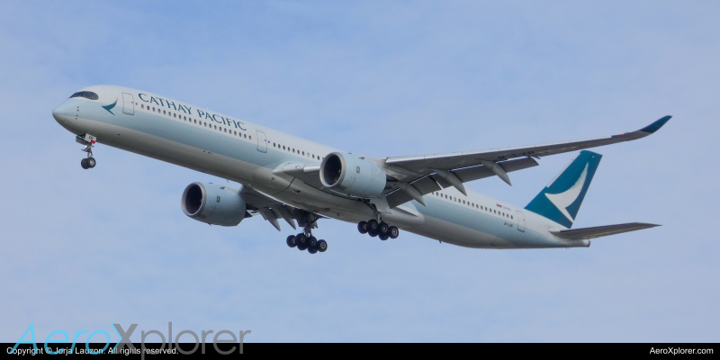 Photo of B-LXR - Cathay Pacific Airbus A350-1000 at YYZ on AeroXplorer Aviation Database