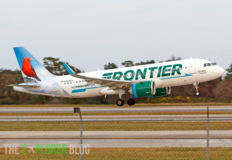 Photo of N354FR - Frontier Airlines Airbus A320NEO at MCO on AeroXplorer Aviation Database