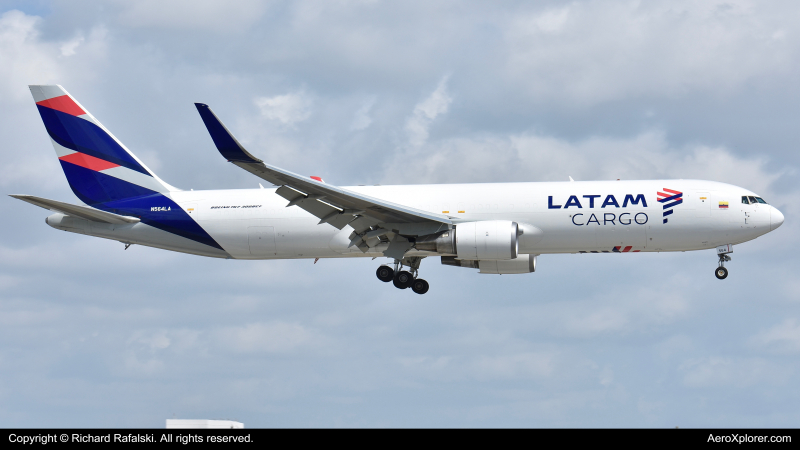 Photo of N564LA - LATAM Cargo Boeing 767-300F at MIA on AeroXplorer Aviation Database