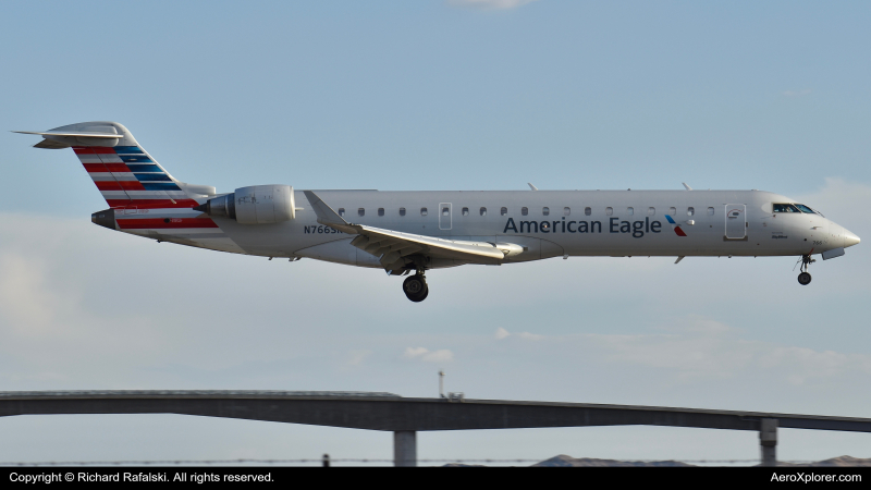 Photo of N766SK - American Airlines Mitsubishi CRJ-700 at PHX on AeroXplorer Aviation Database