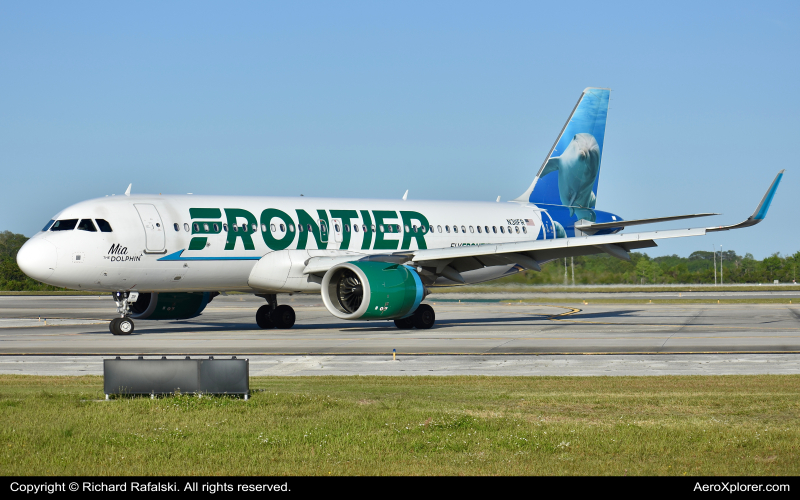 Photo of N311FR - Frontier Airlines Airbus A320NEO at MCO on AeroXplorer Aviation Database