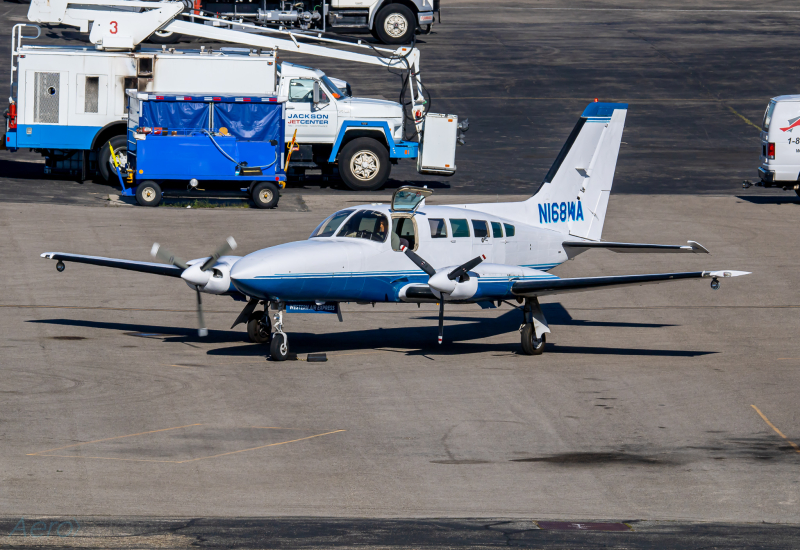 Photo of N168WA - PRIVATE Cessna 402  at BOI on AeroXplorer Aviation Database