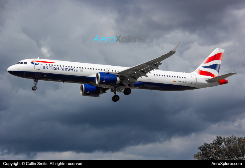 Photo of G-NEOU - British Airways Airbus A321-251NX at LHR on AeroXplorer Aviation Database