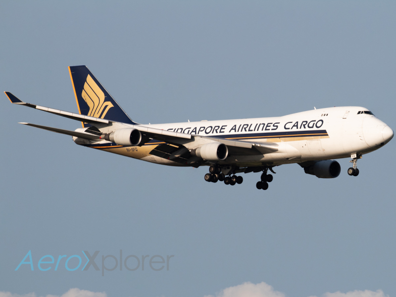 Photo of 9V-SFQ - Singapore Airlines Cargo Boeing 747-400F at DFW on AeroXplorer Aviation Database