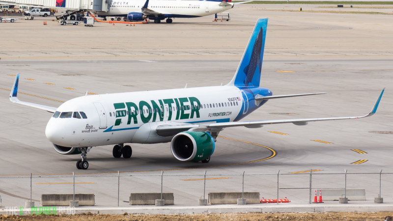 Photo of N342FR - Frontier Airlines Airbus A320NEO at CVG on AeroXplorer Aviation Database