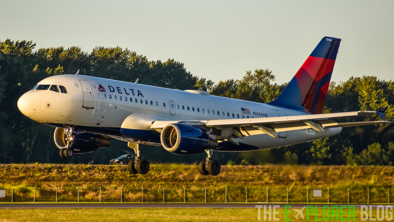 Photo of N346NB - Delta Airlines Airbus A319 at PDX on AeroXplorer Aviation Database