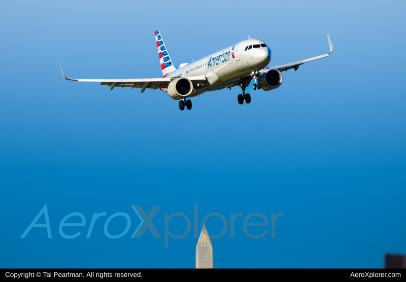 Photo of N434AN - American Airlines Airbus A321NEO at DCA on AeroXplorer Aviation Database