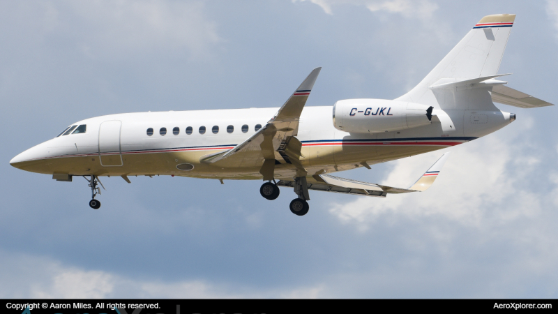Photo of C-GJKL - Private Dassault Falcon 2000LX at YYZ on AeroXplorer Aviation Database