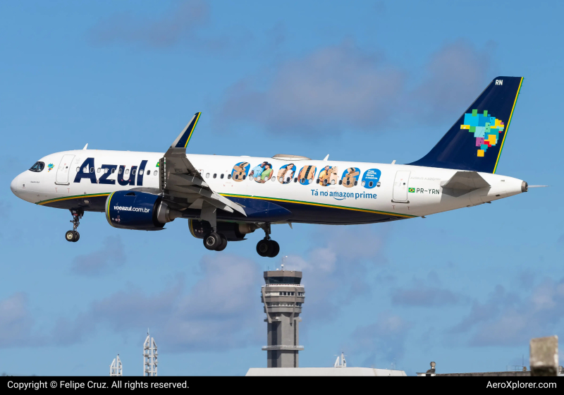 Photo of PR-YRN - Azul  Airbus A320NEO at SSA on AeroXplorer Aviation Database