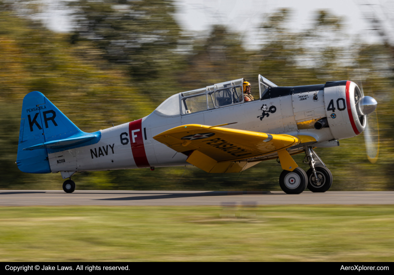 Photo of N211A - PRIVATE North American T-6 Texan at CJR on AeroXplorer Aviation Database