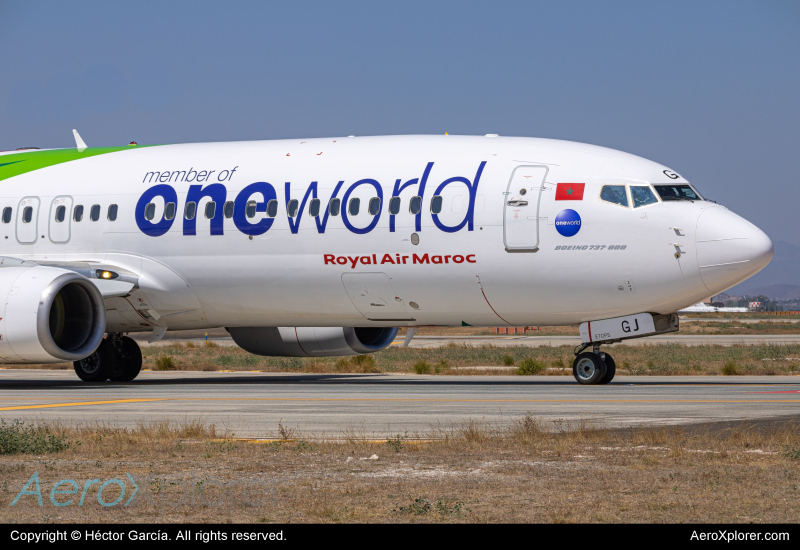 Photo of CN-RGJ - Royal Air Maroc Boeing 737-800 at AGP on AeroXplorer Aviation Database