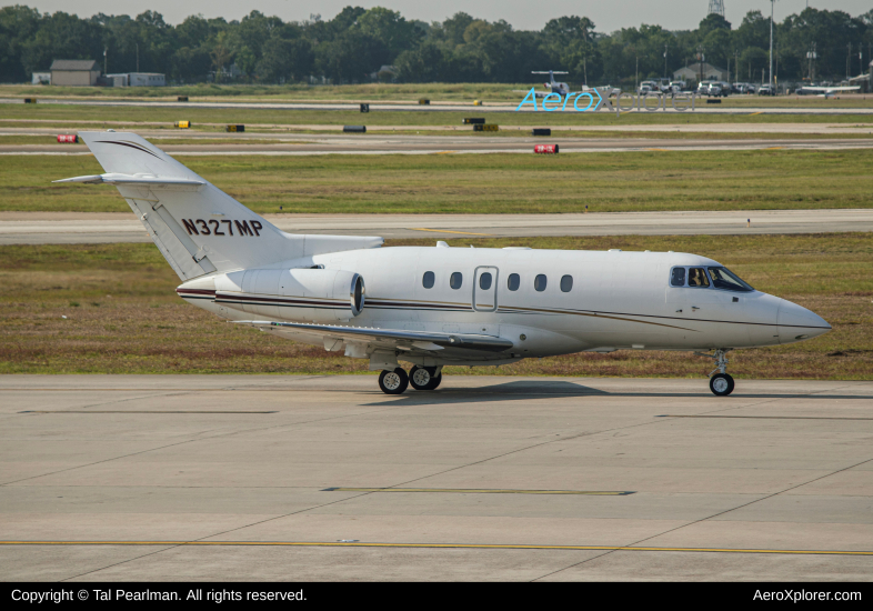 Photo of N327MP - PRIVATE Beechcraft Hawker 750 at HOU on AeroXplorer Aviation Database