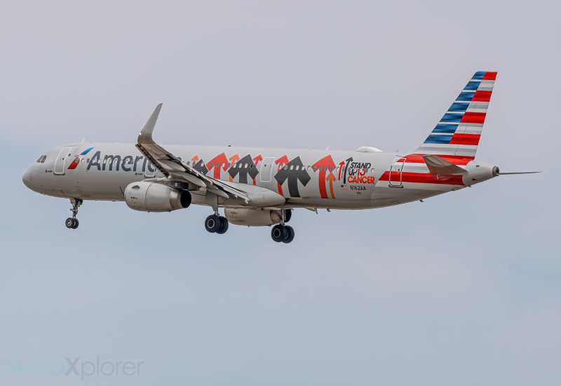 Photo of N162AA - American Airlines Airbus A321-200 at BOI on AeroXplorer Aviation Database