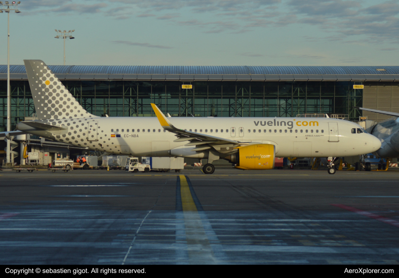 Photo of EC-NBA - Vueling Airbus A320NEO at BRU on AeroXplorer Aviation Database