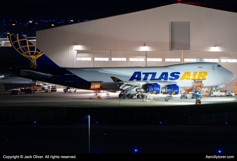 Photo of N450PA - Atlas Air Boeing 747-400 at CVG on AeroXplorer Aviation Database