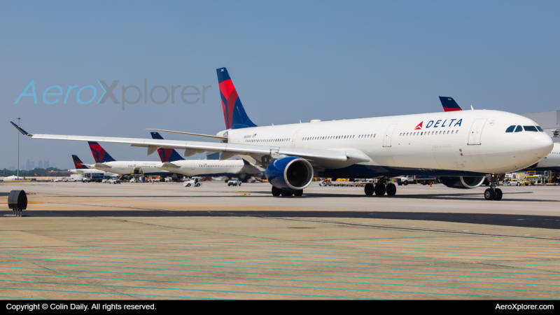 Photo of N808NW - Delta Airlines Airbus A330-300 at ATL on AeroXplorer Aviation Database