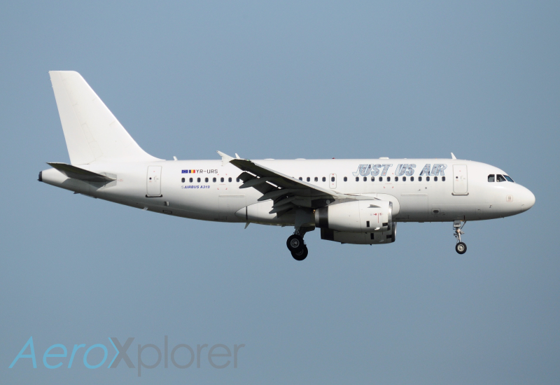 Photo of YR-URS - Just Us Air Airbus A319 at AMS on AeroXplorer Aviation Database